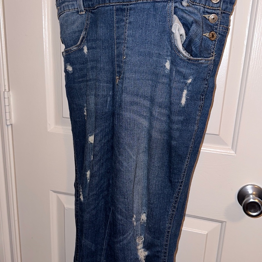 Distressed Overalls - Picture 5 of 6